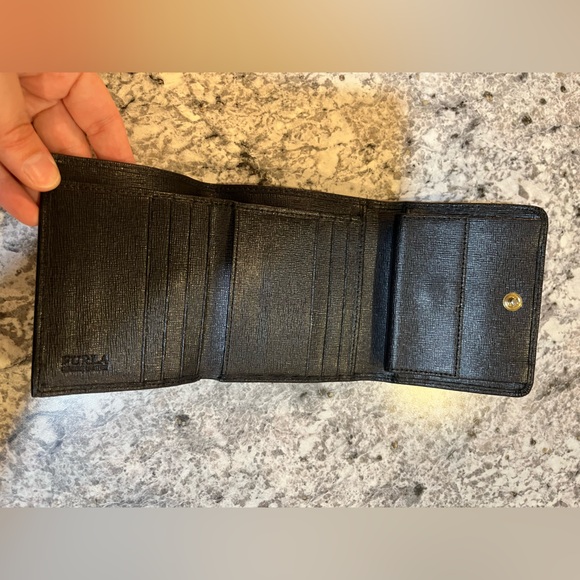 Furla Trifold Saffiano Leather Wallet - Picture 8 of 9